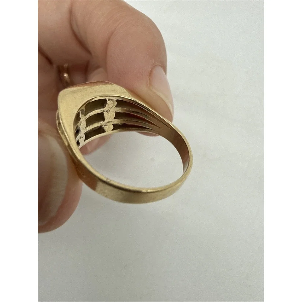 14K Gold Multi Row Channel Diamond Ring